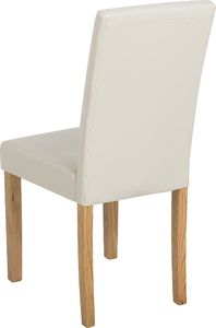 Beliani Zestaw 2 krzeseł do jadalni beżowy BROADWAY 5