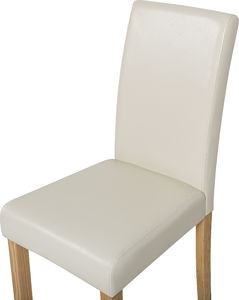 Beliani Zestaw 2 krzeseł do jadalni beżowy BROADWAY 6