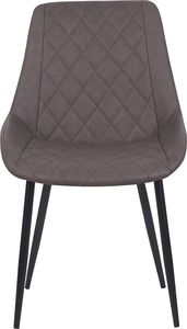 Beliani Zestaw 2 krzeseł do jadalni ciemnobrązowy MARIBEL 3