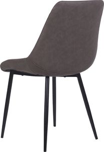 Beliani Zestaw 2 krzeseł do jadalni ciemnobrązowy MARIBEL 5
