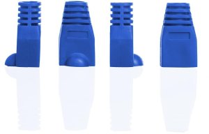 NetRack osłonka na wtyk RJ45 niebieska (100 szt) (NP48B) 2