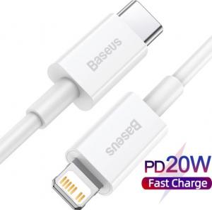 Kabel USB Baseus USB-C - Lightning 2 m Biały (baseus_20210428105812) 9