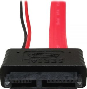 InLine SATA - SATA Slimline + Molex, 0.3m, Czerwony (29675) 2