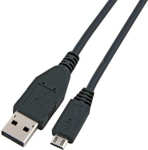 Kabel USB EFB USB-A - microUSB 1.8 m Czarny (K5228SW.1,8) 1