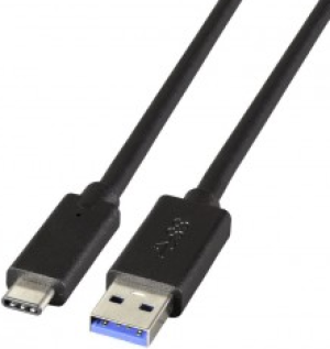 Kabel USB EFB USB-A - USB-C 0.5 m Czarny (K5282SW.0,5) 1