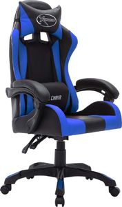 Fotel vidaXL RGB LED niebiesko-czarny (287996) 3