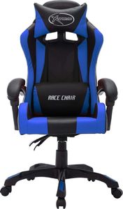 Fotel vidaXL RGB LED niebiesko-czarny (287996) 4