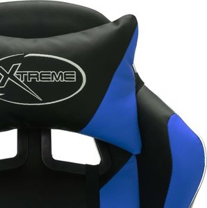 Fotel vidaXL RGB LED niebiesko-czarny (287996) 7