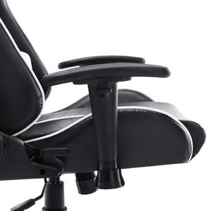 Fotel vidaXL czarno-biały (20507) 7