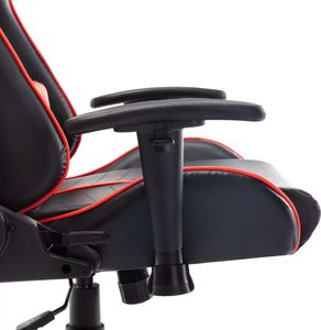 Fotel vidaXL czarno-czerwony (20503) 7