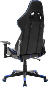 Fotel vidaXL czarno-niebieski (20502) 4