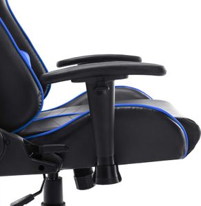 Fotel vidaXL czarno-niebieski (20502) 7