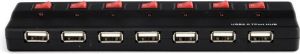 HUB USB PremiumCord 7x USB-A 2.0 (ku2hub7sw) 2