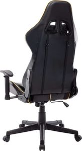 Fotel vidaXL czarno-złoty (20504) 4