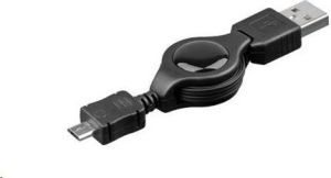 Kabel USB PremiumCord microUSB 0.8m Czarny (krukit6) 1