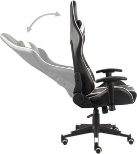 Fotel vidaXL czarno-biały (20482) 3