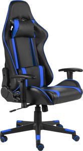 Fotel vidaXL czarno-niebieski (20479) 1