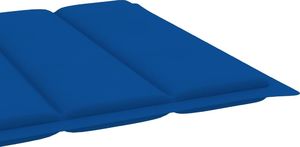 vidaXL Poduszka na leżak, kobaltowa, 200x50x4 cm, tkanina (314198) 4