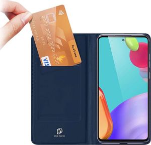 Dux Ducis DUX DUCIS Skin Pro kabura etui pokrowiec z klapką Samsung Galaxy A52 5G / A52 4G niebieski 4