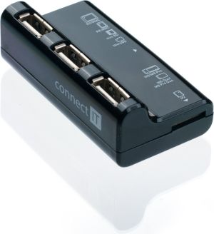 HUB USB Connect IT CI-87 1x microSD  + 3x USB-A 2.0 (CI-87) 1