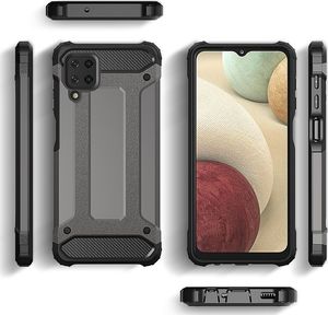 Hybrid Armor pancerne hybrydowe etui pokrowiec Samsung Galaxy A12 złoty 4
