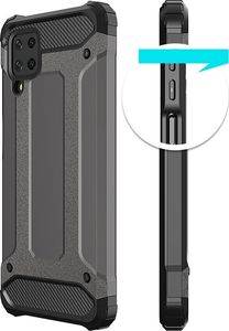 Hybrid Armor pancerne hybrydowe etui pokrowiec Samsung Galaxy A12 złoty 5