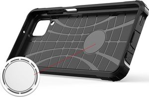 Hybrid Armor pancerne hybrydowe etui pokrowiec Samsung Galaxy A12 złoty 6