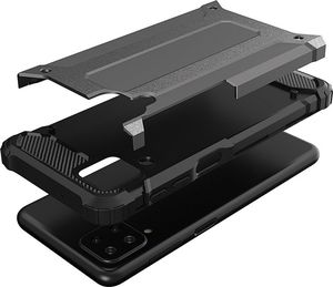 Hybrid Armor pancerne hybrydowe etui pokrowiec Samsung Galaxy A12 złoty 7