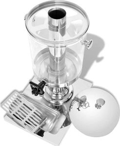 vidaXL Dozownik do soku, stal nierdzewna, 8 L 5