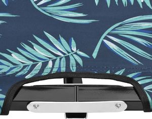 vidaXL Dwuosobowy leżak składany wzór w liście 4