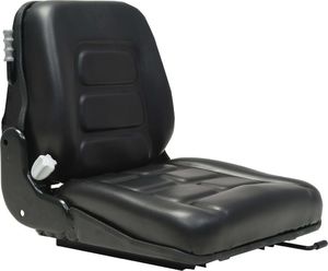 vidaXL Fotel do wózka widłowego/ciągnika z zawieszeniem i oparciem 1
