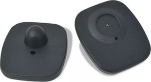 vidaXL Klipsy antykradzieżowe hard tag RF i zapinki 1000 zestawów 8,2 MHz czarne 2