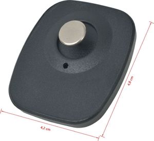 vidaXL Klipsy antykradzieżowe hard tag RF i zapinki 1000 zestawów 8,2 MHz czarne 3