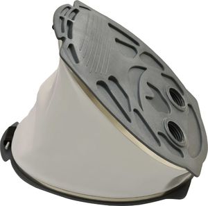 vidaXL Pompka nożna, 21 x 29,5 cm, PP i PE, szaro-żółta 5