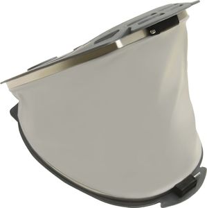 vidaXL Pompka nożna, 21 x 29,5 cm, PP i PE, szaro-żółta 6