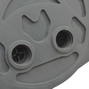 vidaXL Pompka nożna, 21 x 29,5 cm, PP i PE, szaro-żółta 7