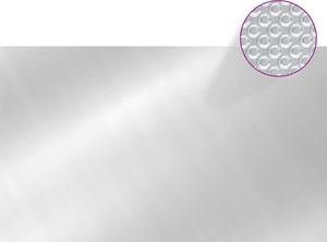 vidaXL Prostokątna pokrywa na basen, 1000 x 600 cm, PE, srebrna 4