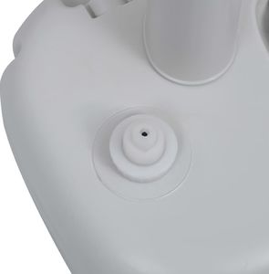 vidaXL Przenośna umywalka turystyczna, szara, 20 L 8