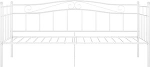 vidaXL Rama sofy, biała, metalowa, 90x200 cm 4