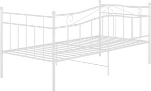 vidaXL Rama sofy, biała, metalowa, 90x200 cm 6