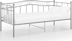 vidaXL Rama sofy, szara, metalowa, 90x200 cm 2