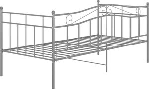 vidaXL Rama sofy, szara, metalowa, 90x200 cm 6