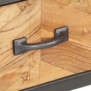 vidaXL Stolik konsola, 110 x 35 x 75 cm, lite drewno akacjowe 5