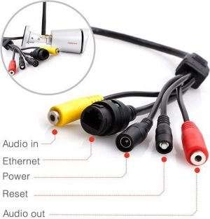 Kamera IP Foscam H.264 FI9800P WIFI 720P zewnętrzna srebrna 4