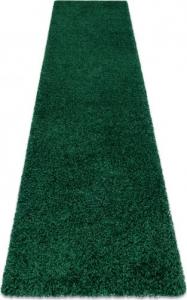 Dywany Łuszczów Dywan, Chodnik SOFFI shaggy 5cm butelkowa zieleń - do kuchni, przedpokoju, na korytarz, 80x300 cm 1