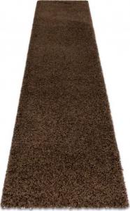 Dywany Łuszczów Dywan, Chodnik SOFFI shaggy 5cm brązowy - do kuchni, przedpokoju, na korytarz, 60x300 cm 1