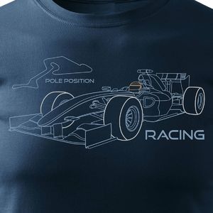 Topslang Koszulka z formułą 1 formuła 1 F1 bolidem formuły męska granatowa REGULAR XXL 2