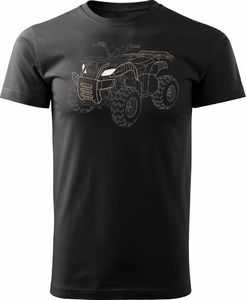 Topslang Koszulka z Quadem na Quada Quad ATV Off Road Cross na kłada męska czarna REGULAR XL 1