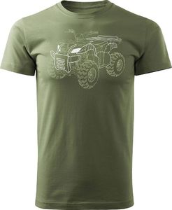 Topslang Koszulka z Quadem na Quada Quad ATV Off Road Cross na kłada męska khaki REGULAR XL 1