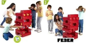 Feber Mega Duże Klocki Jenga Wieża 18 klocków 4